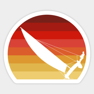 Sunset catamaran Sticker